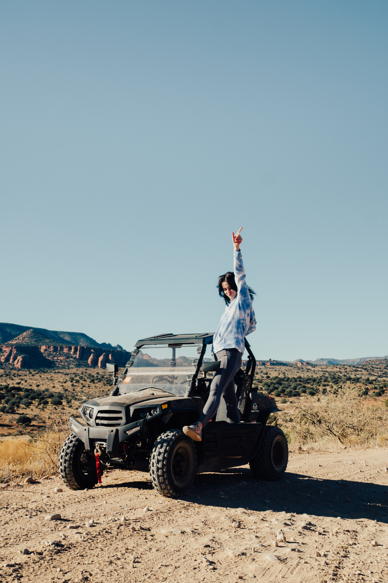 Off-roading near Sedona, Coleman Powersports UTV