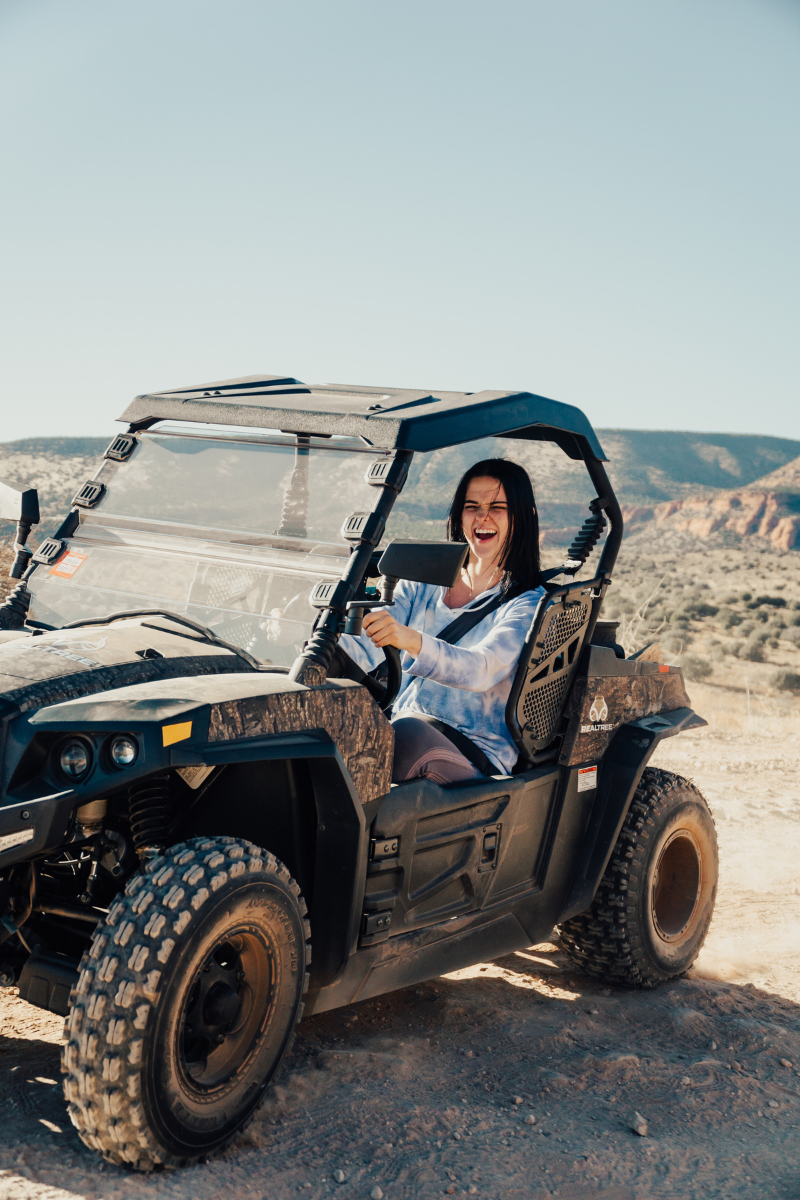 Off-roading near Sedona, Coleman Powersports UTV