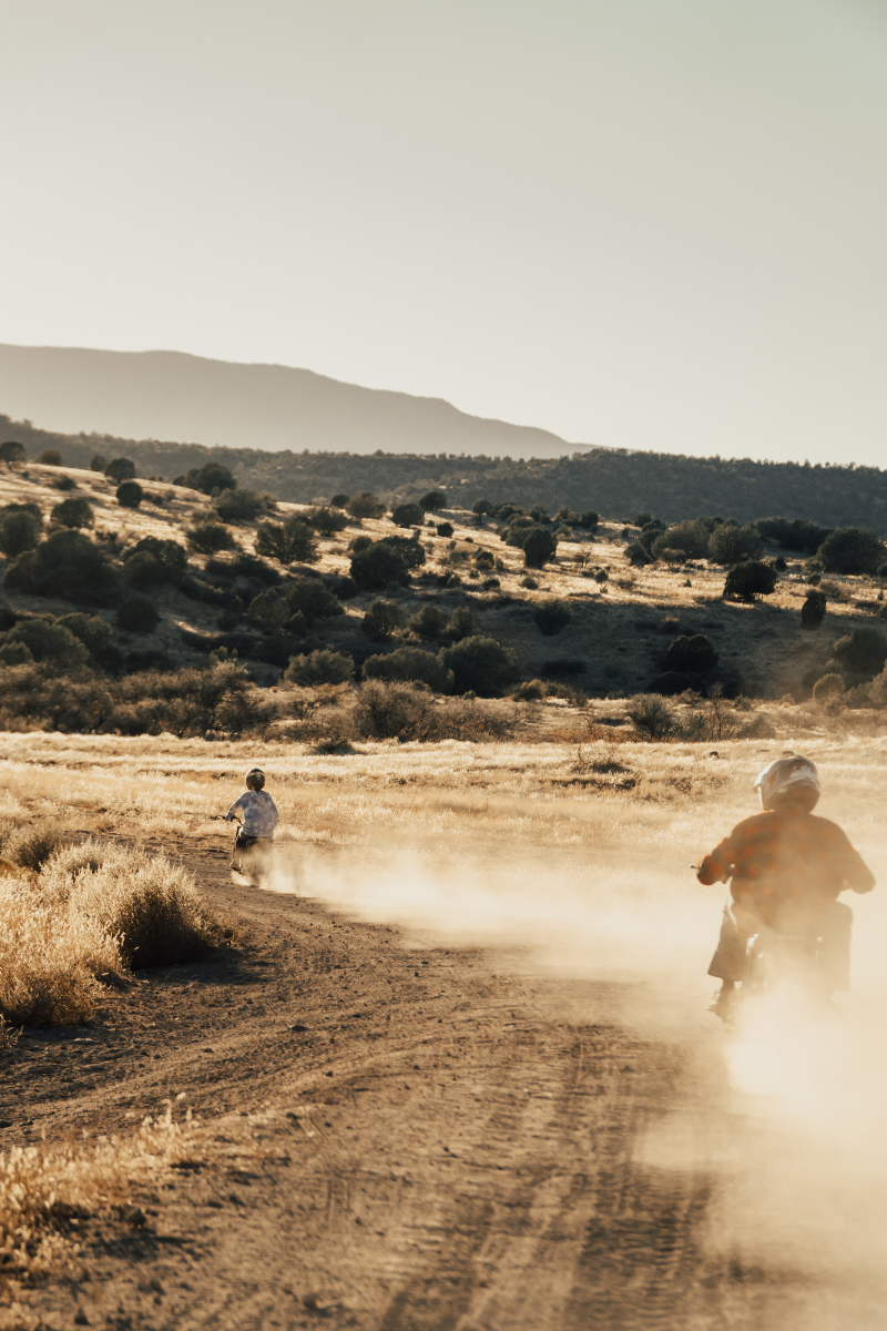 Off-roading near Sedona, Coleman Powersports mini-bikes