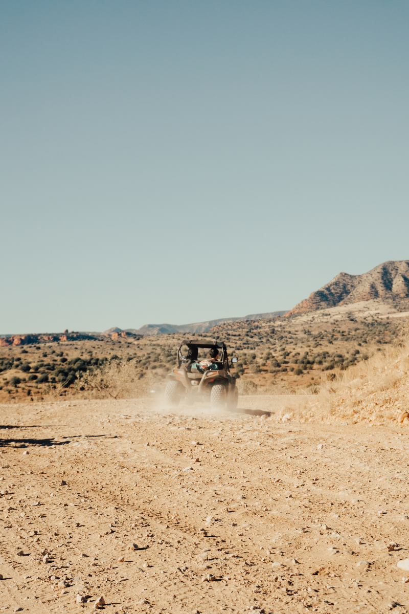 Off-roading near Sedona, Coleman Powersports UTV