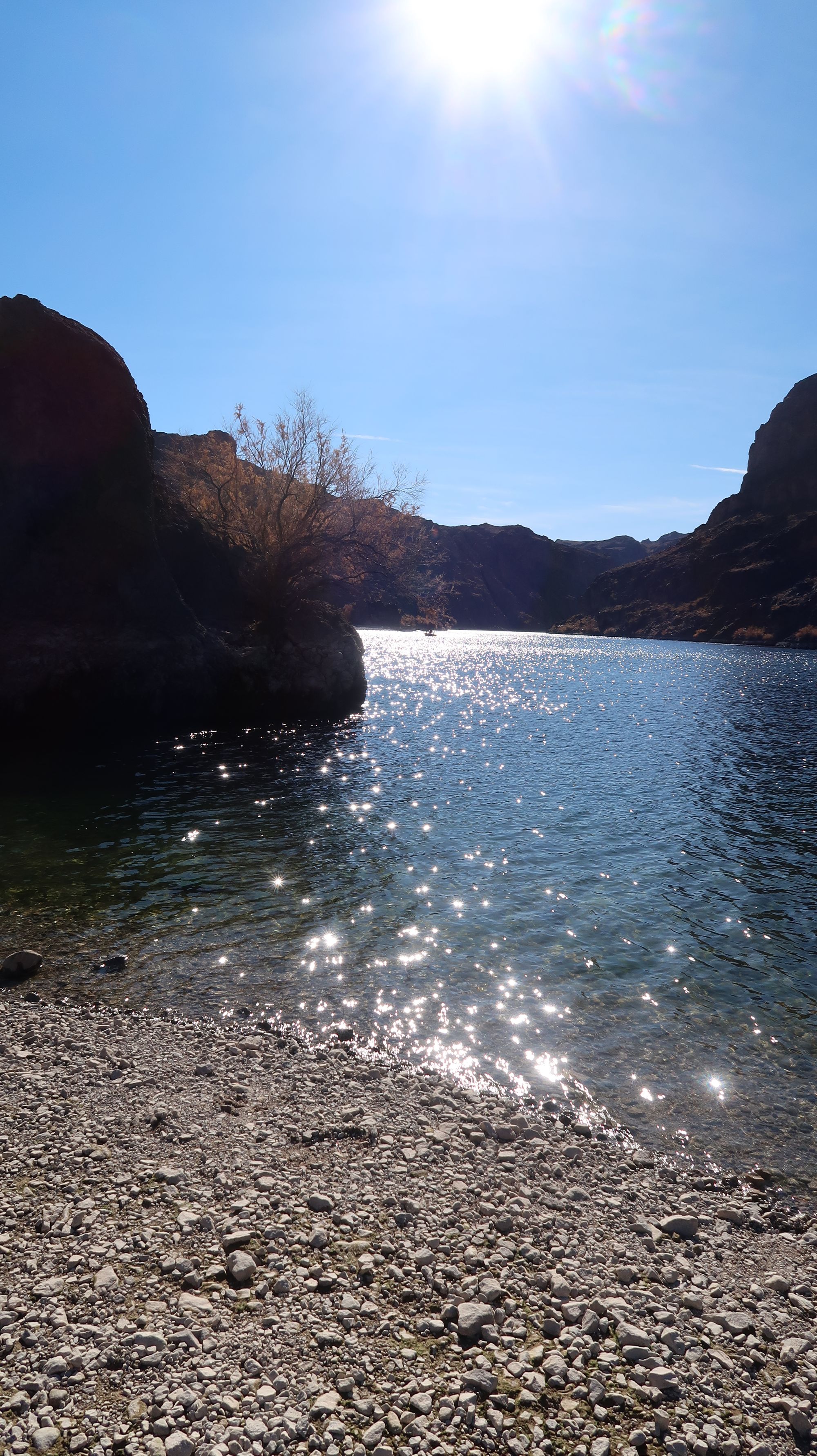 The Colorado River at the Lake Mead Recreation Area, Arizona