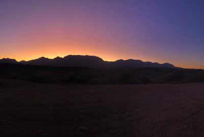Hidden Sunset Location in Tonto National Forest