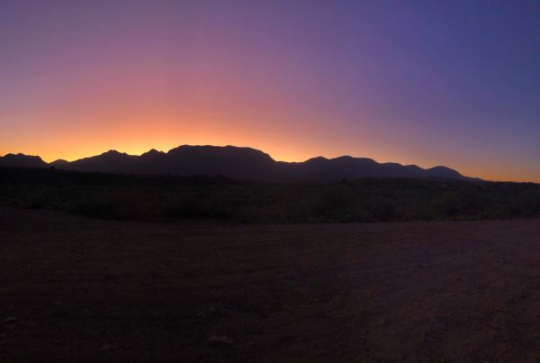 Hidden Sunset Location in Tonto National Forest